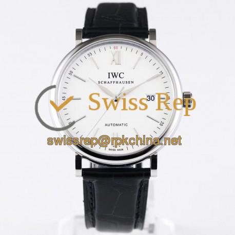 Replica IWC Portofino Automatic IW356501 AF Stainless Steel White Dial Swiss 2892