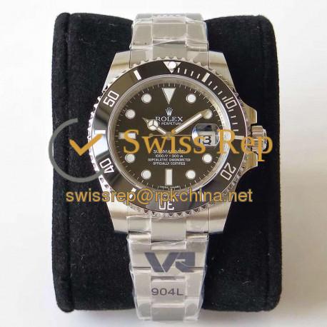 Replica Rolex Submariner Date 116610LN VR Stainless Steel 904L Black Dial Swiss 3135