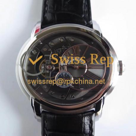 Replica Audemars Piguet Royal Millenary 4101 15350ST.OO.D002CR.01 V9 Stainless Steel Skeleton Dial Swiss 4101