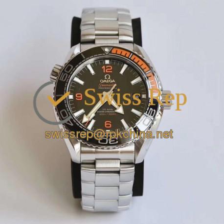 Replica Omega Seamaster Planet Ocean 600M 43.5MM 215.30.44.21.01.002 VS Stainless Steel Black Dial Swiss 8900