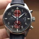 Replica IWC Pilot IW387808 Chronograph Stainless Steel Black & Red Dial Swiss 7750