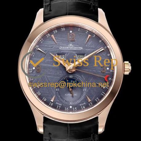 Replica Jaeger-LeCoultre Master Calendar 1552520 OM Rose Gold Anthracite Dial Swiss Caliber 866/1