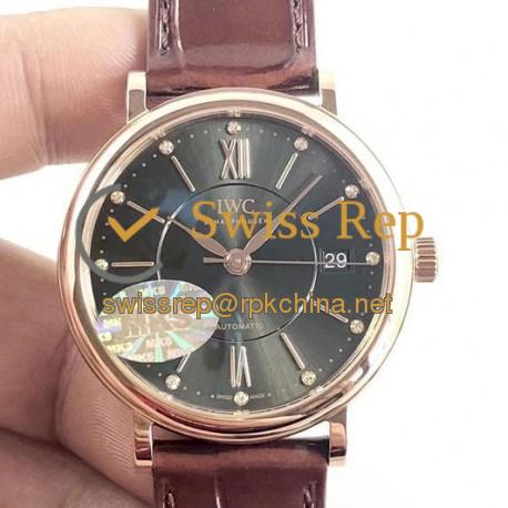 Replica IWC Portofino Automatic 37 IW458116 MK Rose Gold Anthracite Dial M9015