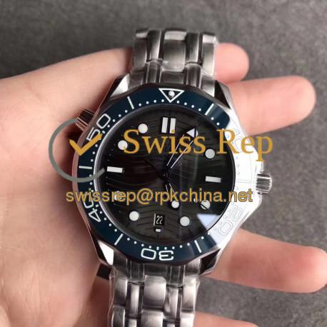 Replica Omega Seamaster Diver 300M 210.30.42.20.06.001 UR Stainless Steel Anthracite Dial Swiss 8800