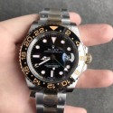 Replica Rolex GMT-Master II 116713LN N V9S 24K Yellow Gold Wrapped & 904L Stainless Steel Black Dial Swiss 2836-2