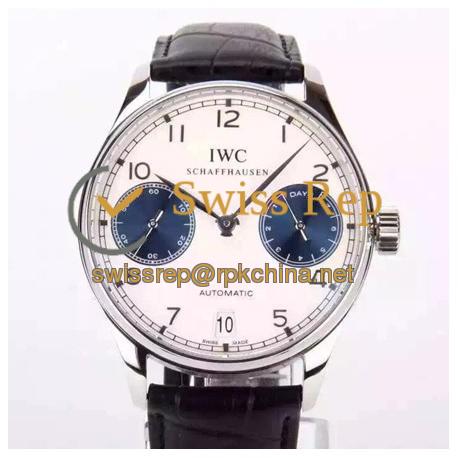 Replica IWC Portuguese IW500703 Power Reserve Stainless Steel White & Black Dial Swiss IWC 52010