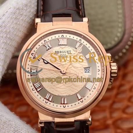 Replica Breguet Marine 5517BR/12/9ZU V9 Rose Gold Rose Gold Dial Swiss 777A