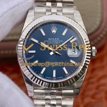 Replica Rolex Datejust II 41MM 126334 DJ Stainless Steel 904L Blue Dial Swiss 2824-2