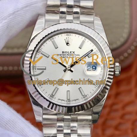 Replica Rolex Datejust II 41MM 126334 DJ Stainless Steel 904L Rhodium Dial Swiss 2824-2