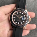 Replica Rolex Yacht-Master 40 116655 Noob Rose Gold Black Dial Swiss 2836-2