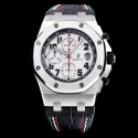 Replica Audemars Piguet Royal Oak Offshore Pride Of Mexico 26297IS.OO.D101CR.01 JF V2 Stainless Steel White Dial Swiss 7750