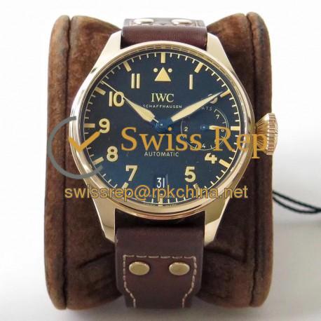 Replica IWC Big Pilot Heritage IW501005 ZF Bronze Black Dial Swiss 52000