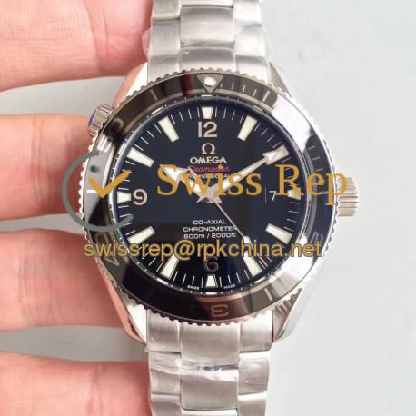 Replica Omega Seamaster Planet Ocean 1948 "LMPO" 222.30.42.20.01.001 OM V2 Stainless Steel Black Dial Swiss 2824-2