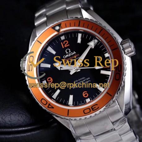 Replica Omega Seamaster Planet Ocean 600M 45.5MM 232.30.46.21.01.002 VS Stainless Steel Black Dial Swiss 8500