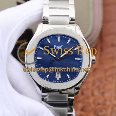 Replica Piaget Polo G0A41002 MKS Stainless Steel Blue Dial Swiss 1110P