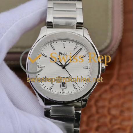 Replica Piaget Polo G0A41001 MKS Stainless Steel White Dial Swiss 1110P