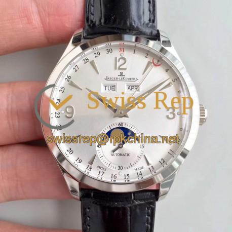 Replica Jaeger-LeCoultre Master Calendar 1558420 KM Stainless Steel Silver Dial Swiss Caliber 866/1