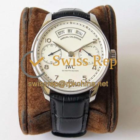 Replica IWC Portugieser Annual Calendar IW503501 ZF Stainless Steel White Dial Swiss 52850