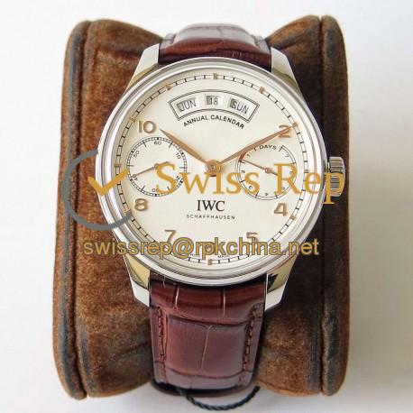 Replica IWC Portugieser Annual Calendar IW503501 ZF Stainless Steel White Dial Swiss 52850