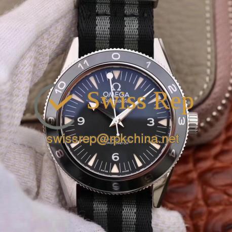 Replica Omega Seamaster 300 Spectre 007 Limited Edition 233.32.41.21.01.001 VS Stainless Steel Black Dial Swiss 8400