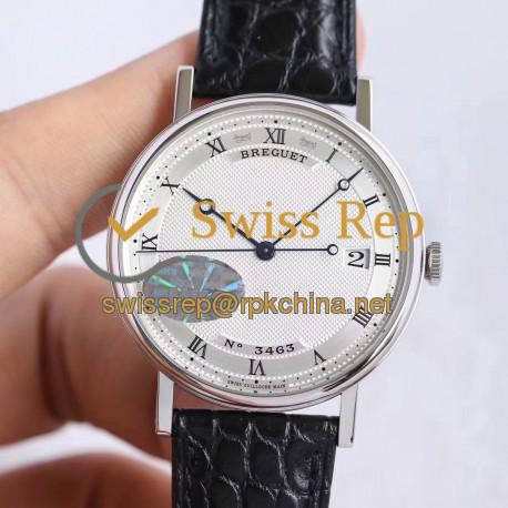 Replica Breguet Classique 5177BB/15/9V6 MKS Stainless Steel Silver Dial M9015