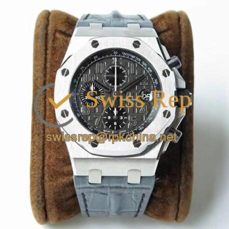 Replica Audemars Piguet Royal Oak Offshore Chronograph 26470ST.OO.A104CR.01 JF V2 Stainless Steel Black Dial Swiss 3126