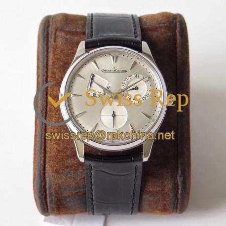 Replica Jaeger-LeCoultre Master Ultra Thin Reserve De Marche 1378420 ZF Stainless Steel Silver Dial Swiss Caliber 938A/1