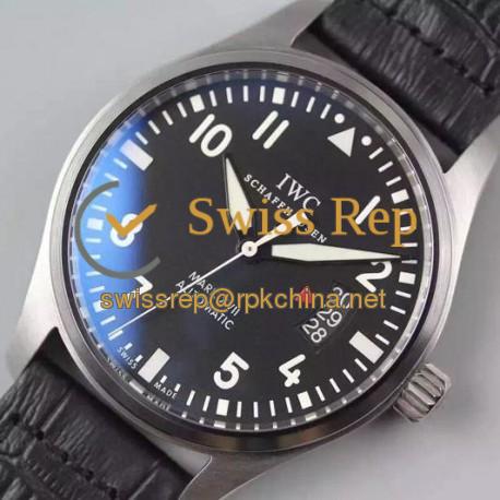 Replica IWC Pilot Mark XVII Fliegeruhr IW326501 Stainless Steel Black Dial Swiss 2892