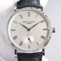 Replica Patek Philippe Calatrava 5119G Stainless Steel White Dial Swiss 215PS