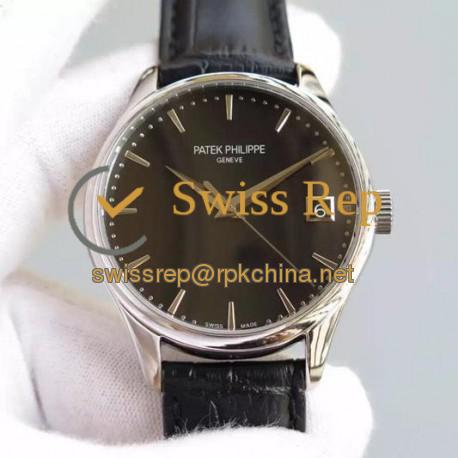 Replica Patek Philippe Calatrava 5227 Stainless Steel Black Dial Swiss 324SC