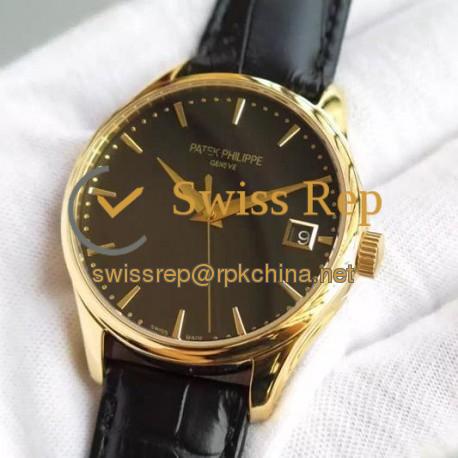 Replica Patek Philippe Calatrava 5227 Yellow Gold Black Dial Swiss 324SC