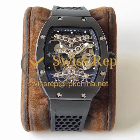 Replica Richard Mille RM27 Tourbillon Rafael Nadal Limited Edition EUR Ceramic Skeleton Dial Swiss Tourbillon