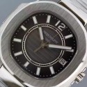 Replica Patek Philippe Nautilus 7011 Ladies Stainless Steel Black Dial Swiss Eta Quartz