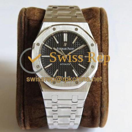 Replica Audemars Piguet Royal Oak 15400 JF V5 Stainless Steel Black Dial Swiss 3120