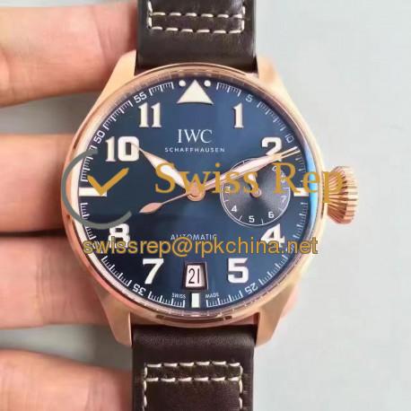 Replica Iwc Big Pilot  Le Petit Prince IW500909 ZF Rose Gold Blue Dial Swiss 51111