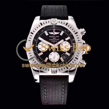 Replica Breitling Chronomat 44 airbone 30th Anniversary AB01154G/BD13 GF Stainless Steel Black Dial Swiss 7750