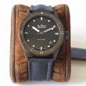 Replica Blancpain Fifty Fathoms Bathyscaphe 5000-0130-B52A ZF Ceramic Black Dial Swiss 1315