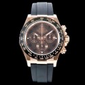 Replica Rolex Daytona Cosmograph 116515LN AR V2 Rose Gold Plated Stainless Steel 904L Chocolate Dial Swiss 4130 Run 6@SEC