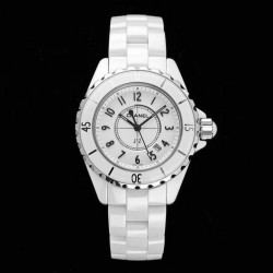 J12 33mm XF White Ceramic White Dial Quartz