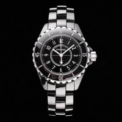 J12 33mm XF Black Ceramic Black Dial Quartz