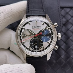 El Primero Chrono AXF SS Silver Dial 7750