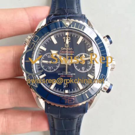 Replica Omega Seamaster Planet Ocean 600M Chronograph 215.33.46.51.03.001 JH Stainless Steel Blue Dial Swiss 9900