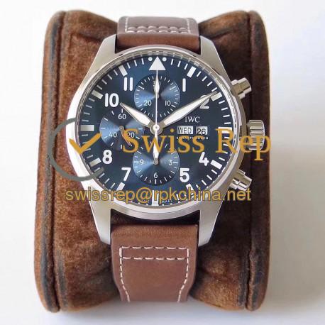 Replica IWC Pilot Chronograph Edition Le Petit Prince IW377714 ZF Stainless Steel Blue Dial Swiss 7750