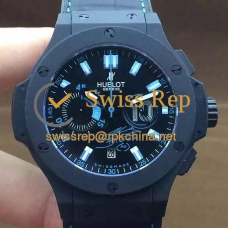 Replica Hublot Big Bang Maradona Black Ceramic Black Dial Swiss HUB4100