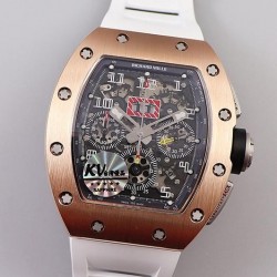 RM011 Chrono KVF Rose Gold Black Dial 7750 V3