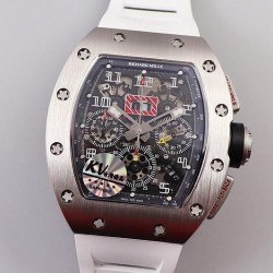 RM011 Chrono KVF SS Black Dial 7750 V3