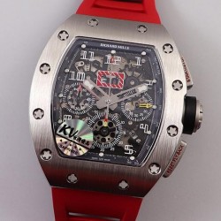 RM011 Chrono KVF SS Black Dial 7750 V3