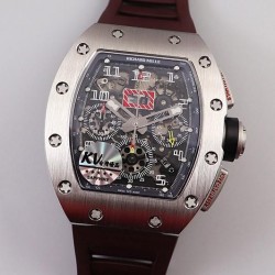 RM011 Chrono KVF SS Black Dial 7750 V3