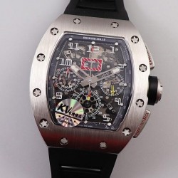 RM011 Chrono KVF SS Black Dial 7750 V3