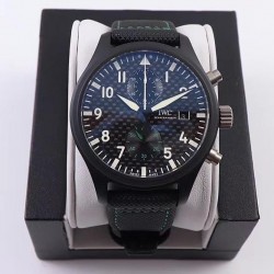 Pilot Chrono IW389005 Mercedes AMG Petronas Motorsport YLF PVD Carbon Fiber Dial 7750